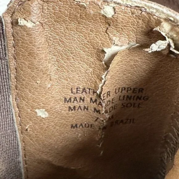 Brown Leather Heeled Boots - Picture 6 of 10